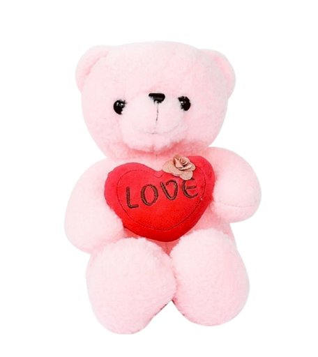 Мягкая игрушка Super01 Медведь 40 см цвет: розовый