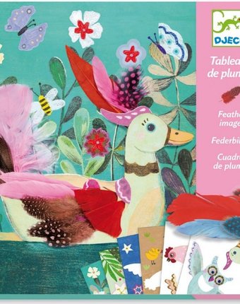 Миниатюра фотографии Djeco набор для творчества райские птички