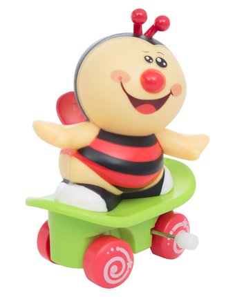 Миниатюра фотографии Фигурка животного игруша красно-черная пчелка
