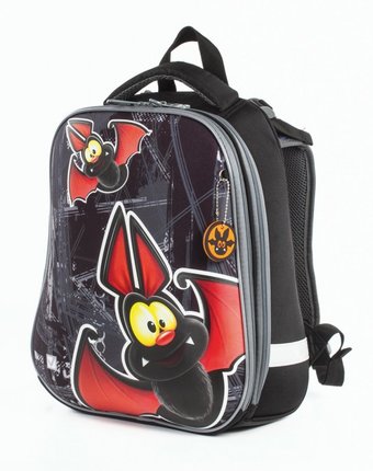 Миниатюра фотографии Brauberg premium ранец с 2-мя отделениями и брелоком для мальчиков летучая мышь