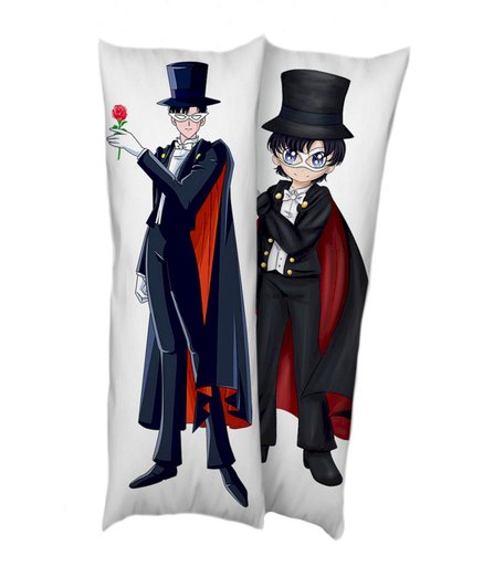 Подушка декоративная Super01 Такседо Маск Сейлор Мун подушка, наволочка 150 х 50 см