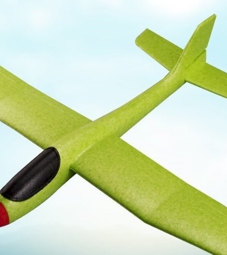 1toy глайдер из Пенопласта, сборный, без механизмов, 67*84 см, пакет с хед.