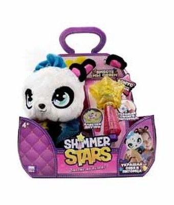 Миниатюра фотографии Мягкая игрушка shimmer stars плюшевая панда 20 см