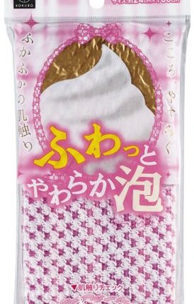 Мочалка Kokubo массажная для тела «Fuwatto Yawaraka-Awa Body Towel»