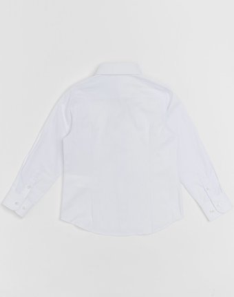 Миниатюра фотографии Белая фактурная рубашка button blue