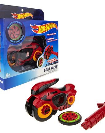 Миниатюра фотографии Hot wheels игрушка spin racer красный мустанг