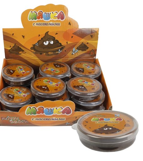 Мяшка-какашка 1Toy Мелкие пакости с насекомыми
