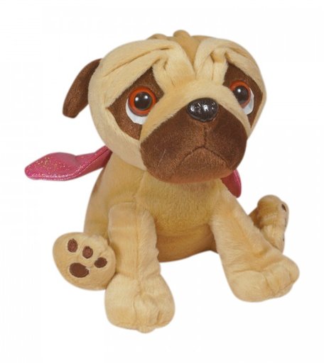 Мягкая игрушка Keel Toys Мопс Pugsley в наряде с крыльями 22 см