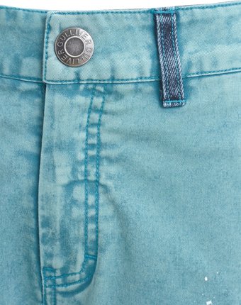 Миниатюра фотографии Бирюзовые прямые брюки gulliver