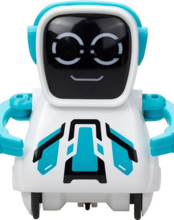 Интерактивный робот Silverlit Покибот 7.5 см цвет: голубой