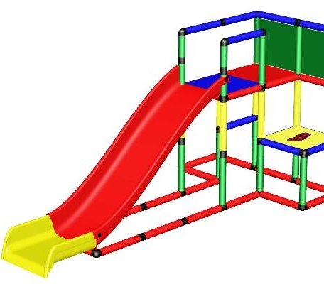 Quadro Конструктор крупногабаритный Starter с модульной горкой