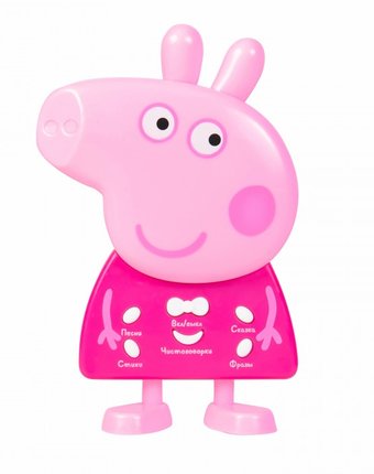 Миниатюра фотографии Развивающая игрушка свинка пеппа (peppa pig) фигурка со звуком