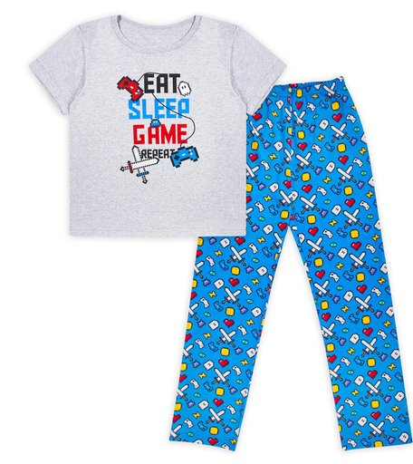 Пижама брюки/футболка Веселый малыш Геймер