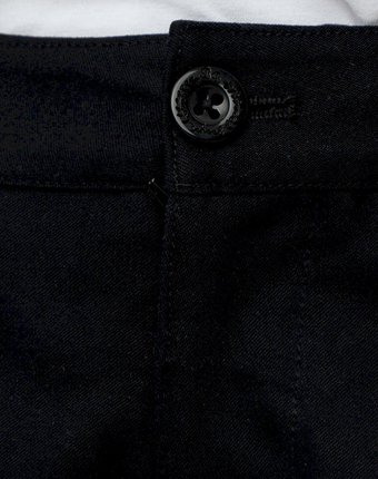 Миниатюра фотографии Черные твиловые брюки button blue