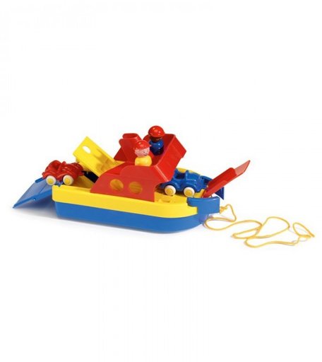 Viking Toys Джамбо паром с 2 машинками и 2 фигурками