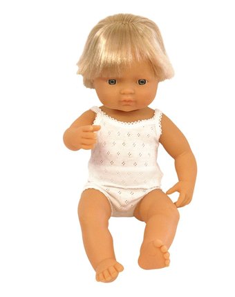 Миниатюра фотографии Кукла miniland мальчик европеец 38 см