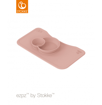 Миниатюра фотографии Подложка для подноса steps tray stokke ezpz pink, розовый