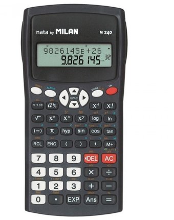 Milan M240 Калькулятор научный 10+2 разрядов 240 функций на батарейках ААА 1095850