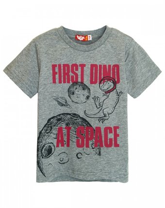 Миниатюра фотографии Let's go футболка для мальчика first dino at space