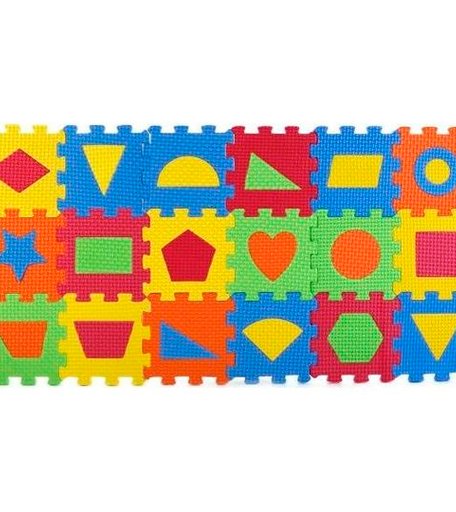 Коврик-пазл Играем Вместе Союзмультфильм с фигурами (18 дет.) 81 х 18 см