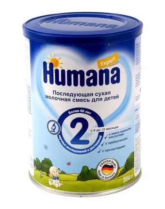 Молочная смесь Хумана Expert 2 6-12 месяцев, 350 г