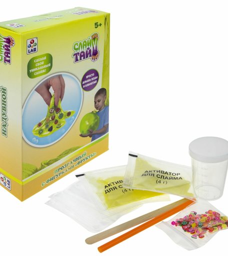 Набор для слайма 1Toy Слайм тайм. Сделай надувной слайм.