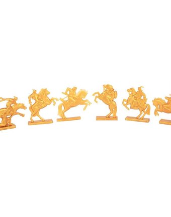 Миниатюра фотографии Фигурки воинов игрушкин золотая орда