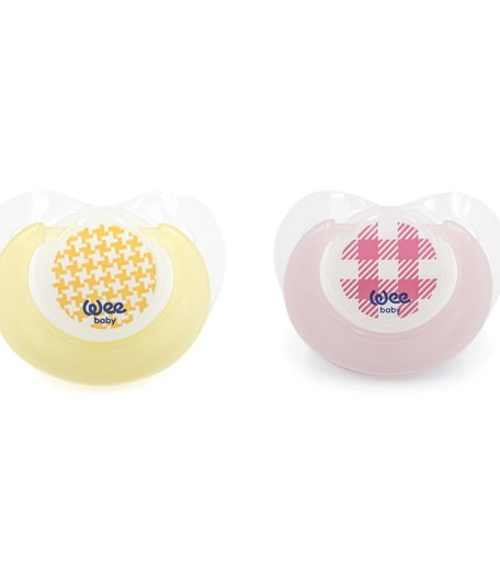 Пустышка WeeBaby TREND в контейнере силикон, от 6 месяцев
