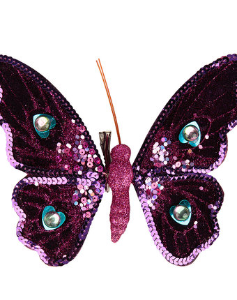 Миниатюра фотографии Елочное украшение winter wings бабочка