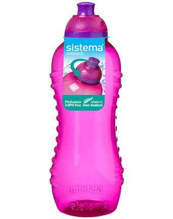 Миниатюра фотографии Sistema, бутылка для воды 460мл hydrate, красный