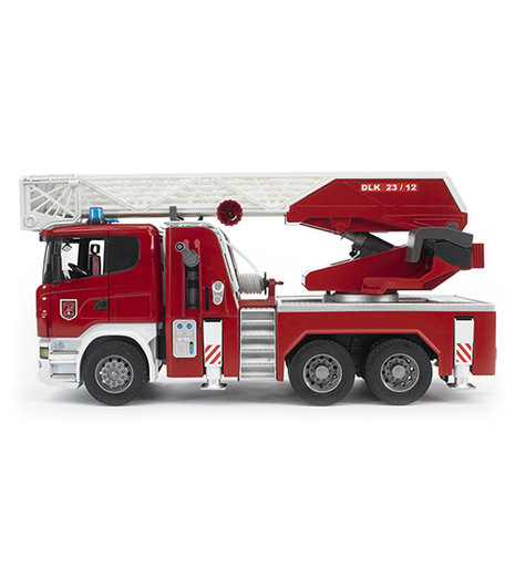 Bruder Пожарная машина Scania с лестницей и модулем
