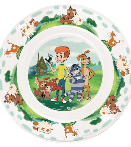 Тарелка Priority Простоквашино, с 3 лет