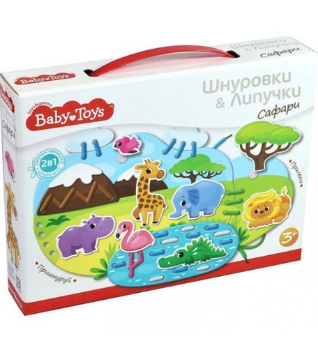 Шнуровки и липучки Десятое Королевство Baby Toys Сафари