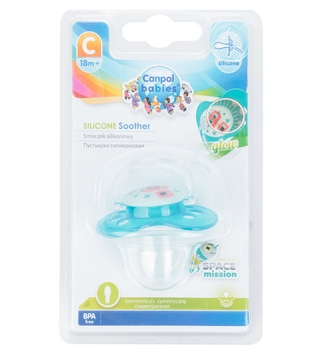 Пустышка Canpol Space Mission силикон, с 18 мес