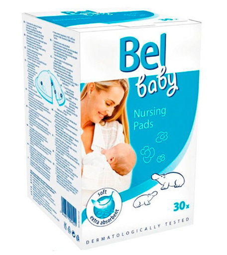 Вкладыши для бюстгальтера Paul Hartmann Bel Baby Nursing Pads, 30 шт