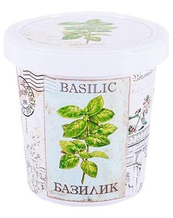 Миниатюра фотографии Набор для выращивания базилик цвет: белый rostokvisa