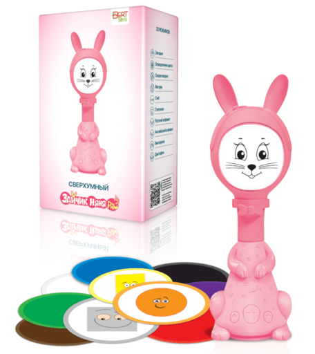 Интерактивная игрушка BertToys Зайчик Няня Pro 19.5 см