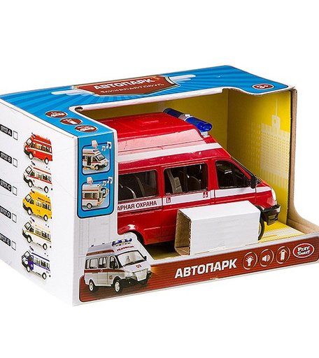 Play Smart Микроавтобус инерционный Автопарк 1:29