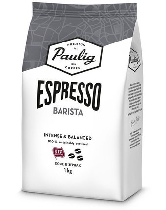 Paulig Кофе Espresso Barista зерно 1 кг