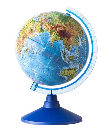 Globen Глобус Земли физический рельефный 320 серия Евро