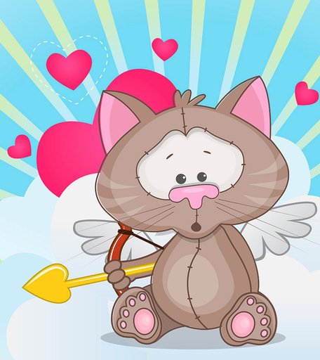 Набор для раскрашивания по номерам ФРЕЯ Сердечко для тебя