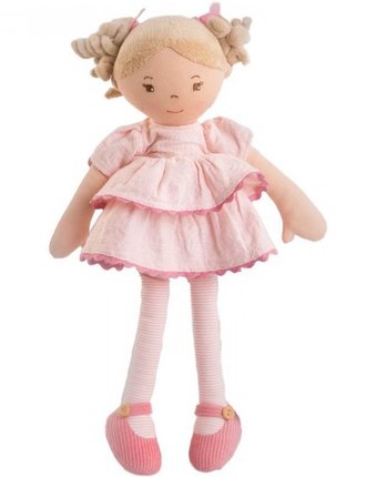 Миниатюра фотографии Мягкая игрушка bonikka мягконабивная кукла amelia 42 см в подарочной упаковке