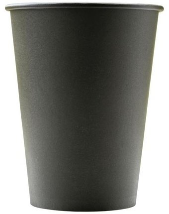 Комус Стакан одноразовый бумажный Total Black 300 мл 50 шт.