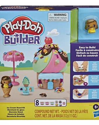 Миниатюра фотографии Play-doh набор для лепки кафе-мороженое