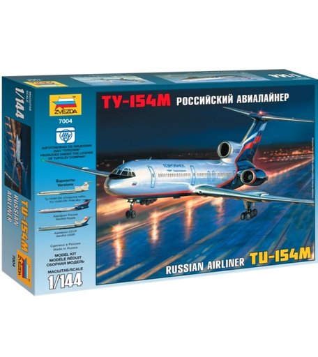 Сборная модель Звезда Пассажирский самолет ТУ-154М