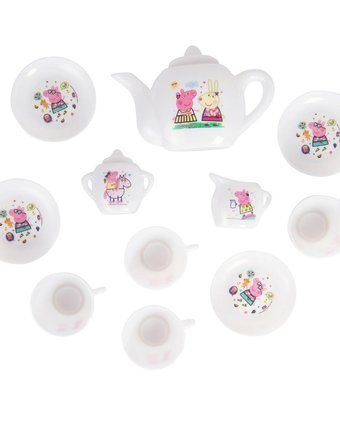 Миниатюра фотографии Игровой набор peppa pig чаепитие с пеппой, 12 предметов