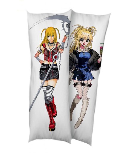 Подушка декоративная Super01 Миса Аманэ Тетрадь Смерти подушка, наволочка 150 х 50 см