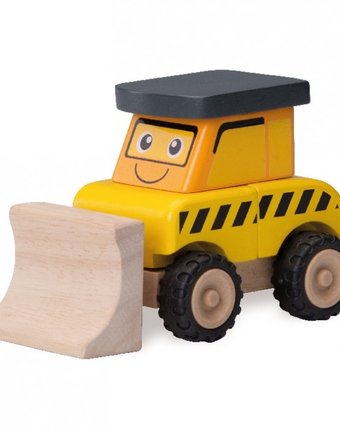 Миниатюра фотографии Деревянная игрушка wonderworld конструктор бульдозер miniworld