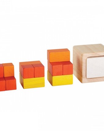 Миниатюра фотографии Развивающая игрушка plan toys кубики дроби