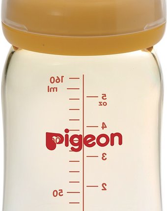 Миниатюра фотографии Бутылочка для кормления pigeon softouch peristaltic plus, 160 мл, желтый